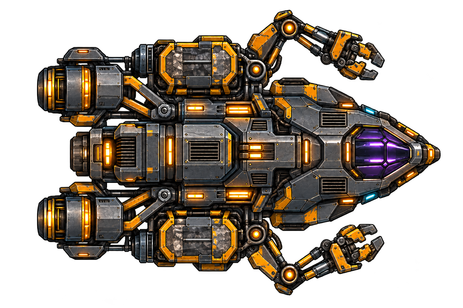 Faintburn spacecraft project artwork